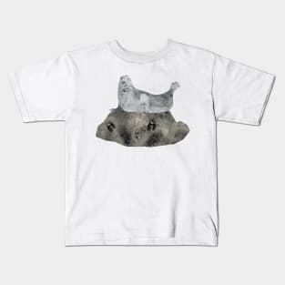 Seal on rock Kids T-Shirt